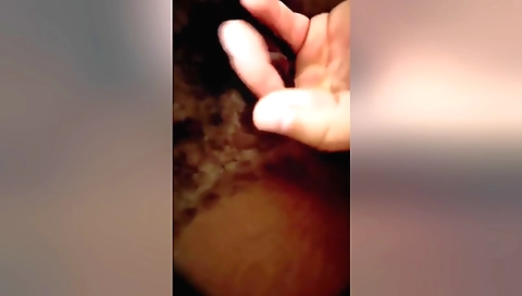 Hairy slut is getting off with her pussy and a lot of semen