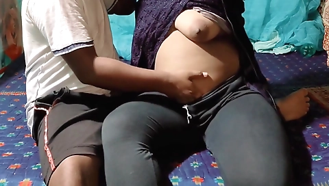 Indian brunette wife gets fucked by her hubby's friend
