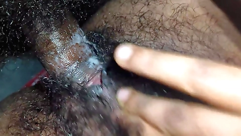 Indian babe is getting her boyfriend's dick in her tight pussy