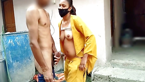 Indian stepsister's pussy gets wet when her brother comes in