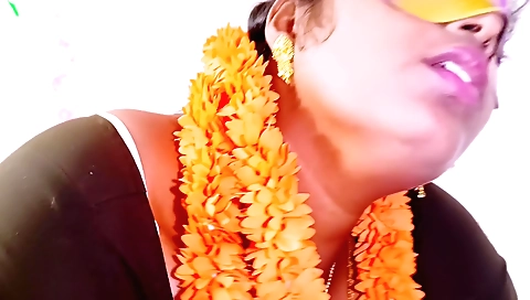 Indian stepmom gets upset with her stepson and he fucks her