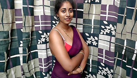 Indian babe rides her ass in her own bedroom porn video