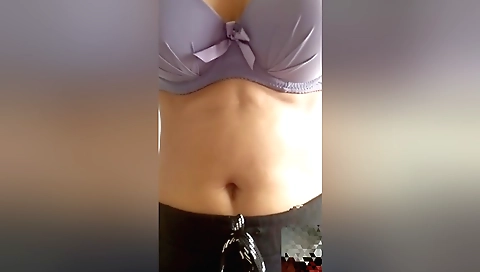 Indian solo video with a 18+ blonde with a sexy body