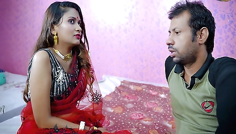 Indian friend fucks his wife's friend in the bedroom