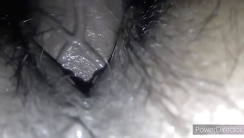 Indian girl in a sexy dress and hairy pussy fucked