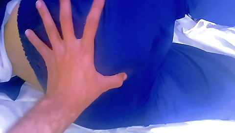 Stepsister loves to be fucked in her stepsister's bedroom