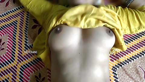 Indian hairy girl and sex with her lover in the amateur video