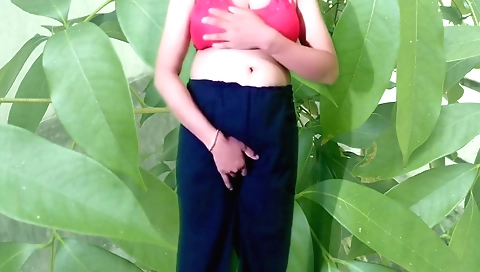 Indian girl takes a hot boyfriend's cock and fucks it