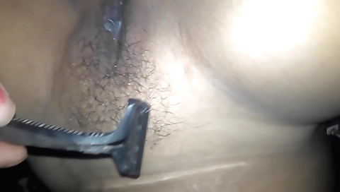 Indian girl with natural boobs gets her pussy licked