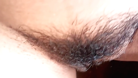 Indian chick showing the beauty of her hairy body in solo vid