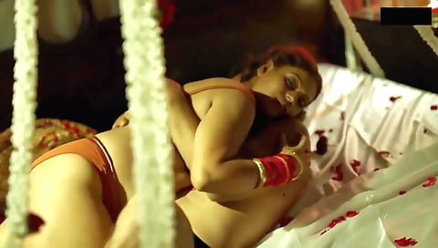 Bollywood movie with a kinky and hot action in a room