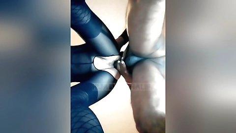 Amateur sex video showing a Muslim lady sucking a dick