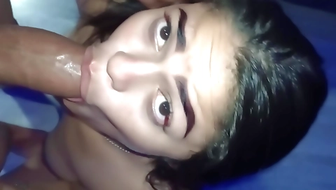 Indian guy fucks me in the kitchen with his 18yo friend