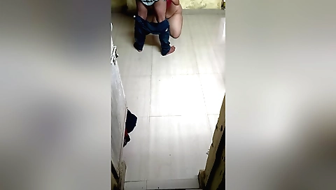 Indian amateur woman is playing with her neighbor's hard cock