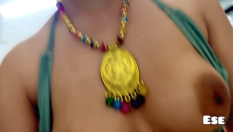 Horny stepmom masturbating after having her own orgasm