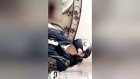A horny amateur woman is showing off her big tits and tits