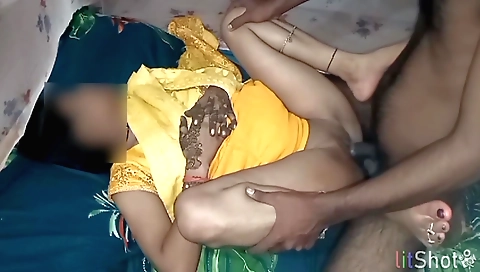 Indian girl sucks and then gets rammed in mouth by her lover