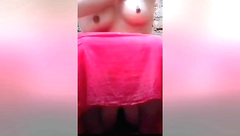 Indian girl masturbating solo with herself on bath table
