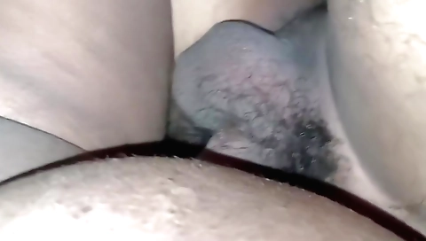 Busty indian girl is playing with her husband's cock