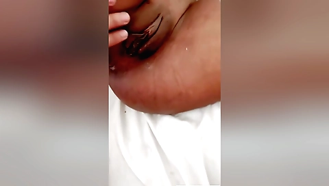 Indian brunette in white panties sucks and rides a dick