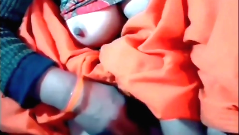 Indian amateur with big tits masturbating on mobile phone