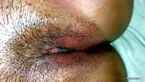 Indian girl loves to oil her body during masturbation