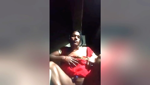 Indian tights with a small headband sexy milf in web camera