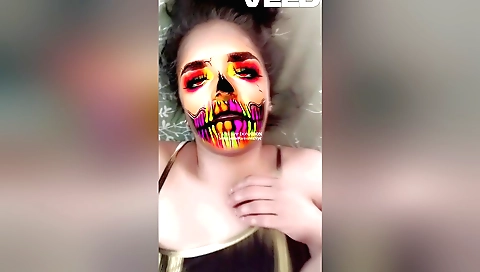 Indian brunette gets fucked in her bedroom for amateur porn