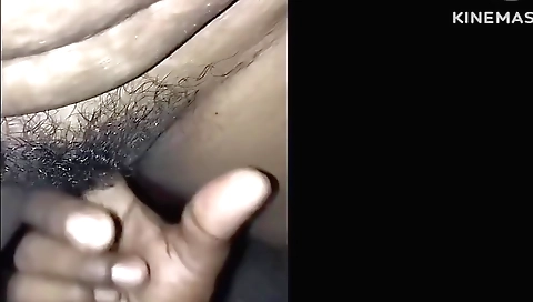 Indian slut in sexy dress has hairy pussy in POV video