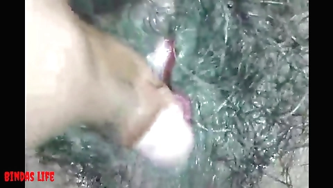 Indian hairy chick sucks and gets banged with his dick