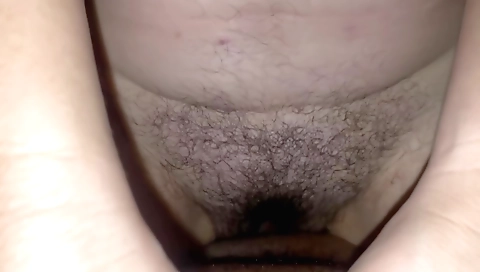 Indian teen sucks and cums from her neighbor's hairy cock