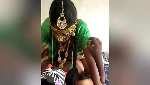 Indian teen fucked in bed by her lover in amateur film