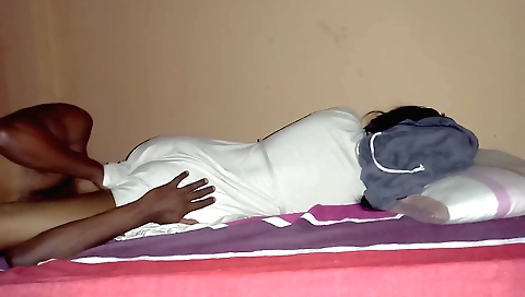 Indian sex video with a hot brunette having sex with a man