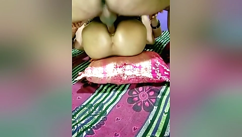 Indian brunette is getting a big dick in her snatch