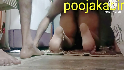 Indian porn movie shows a woman left alone with her husband