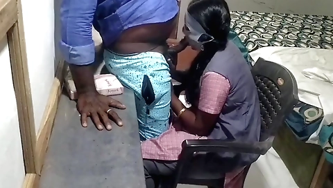 Indian girl fucked with a dildo on top of her pussy