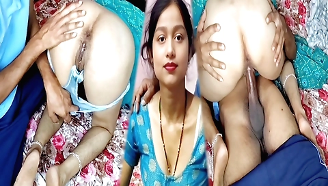 Brunette with huge boobs and nice legs is getting fingered