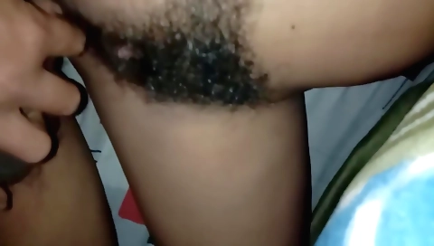 Amateur fuck show from one girl with hairy pussy 2