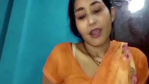 Indian girl fucks on her bed in the missionary position