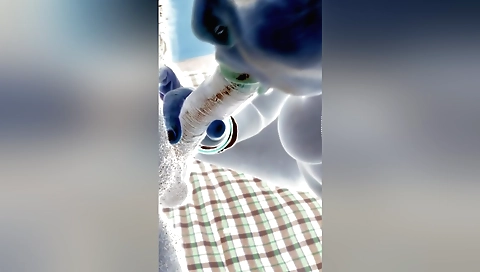 Amateur blowjob video with a hot and talented slut