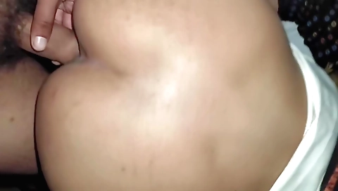 Indian chick gets a nice ride in her homemade video