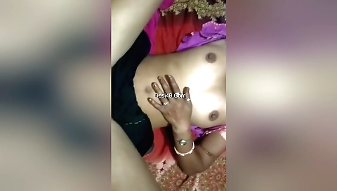 Indian girl with a hairy pussy and sexy lips sucking a cock