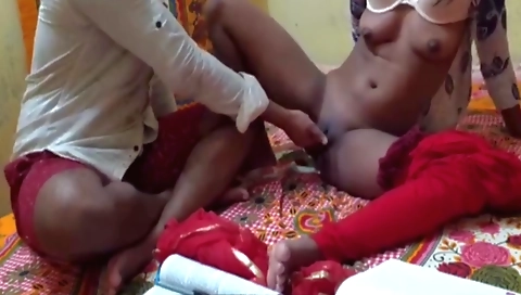 18+ Indian teacher with big tits fucked by a student