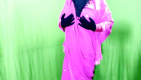 Solo female in homemade indian movie with neighbor