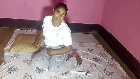 Hot indian brunette fucked and masturbated by her boyfriend